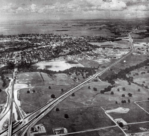Ariel view of Interstate 80 running through City of Roseville